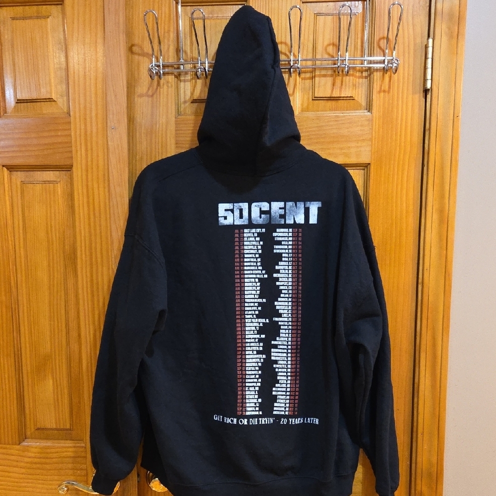 50 Cent Black Graphic Hoodie - Picture 2 of 6